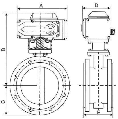 d941X-16c電動(dòng)蝶閥的型號(hào)意義及結(jié)構(gòu)詳細(xì)圖解